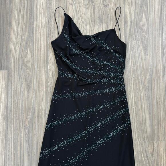 Stunning Vtg 2000s backless beaded Maxi Dress *flaw* - Picture 4 of 8